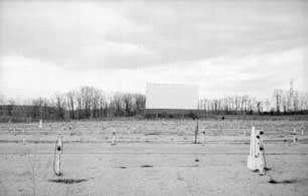 Cascade Drive-In Theatre - Screen And Speaker Poles - Photo From Jeff Raterink